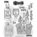 Dylusions Unmounted Rubber Stamps - Hocus Pocus [DYR10052]