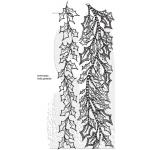 Dylusions Unmounted Rubber Stamps - Holly Garlands [DYR10038]