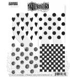 Dylusions Unmounted Rubber Stamps - It's In The Background [DYR10039]