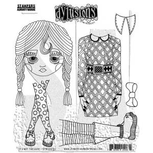Dylusions Unmounted Rubber Stamps - It's Not Tuesday [DYR10021]