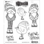 Dylusions Unmounted Rubber Stamps - Just Robbin Along [DYR81865]