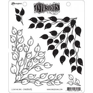 Dylusions Unmounted Rubber Stamps - Leaf Me Be [DYR81692]