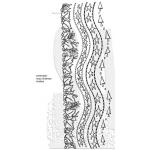 Dylusions Unmounted Rubber Stamps - Long Christmas Borders [DYR10037]