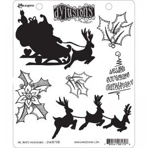 Dylusions Unmounted Rubber Stamps - Mr Boo's Adventure [DYR81708]