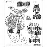 Dylusions Unmounted Rubber Stamps - Never Forget Your Sparkle [DYR66996]