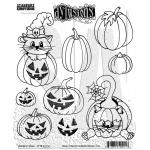 Dylusions Unmounted Rubber Stamps - Pumpkin Paws [DYR10050]