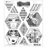 Dylusions Unmounted Rubber Stamps - Quiltalicious [DYR76810]