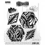 Dylusions Unmounted Rubber Stamps - Quilts Of Brush Strokes [DYR10003]