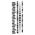 Dylusions Unmounted Rubber Stamps - The Bolder The Border [DYR10043]