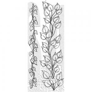 Dylusions Unmounted Rubber Stamps - The Longer The Leaf [DYR10020]