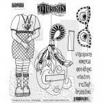 Dylusions Unmounted Rubber Stamps - Thoughts In My Head [DYR10018]