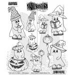 Dylusions Unmounted Rubber Stamps - Too Cute To Spook [DYR10053]