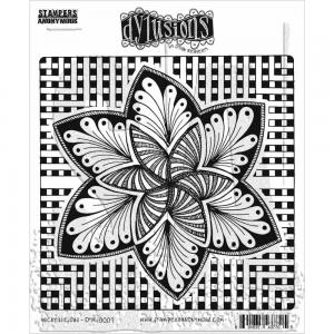 Dylusions Unmounted Rubber Stamps - Wickerlicious [DYR10007]