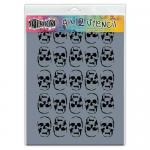 Dylusions 9" x 12" Stencil - Skulls [DYS45458]