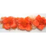 Rose Flower Trim - Bright Orange [LB5665BRNG]