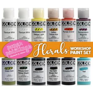 Elizabeth St Hilaire Florals Workshop Paint Set