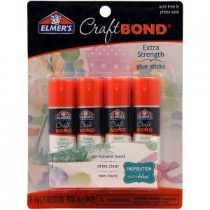 Elmer's Craft Bond Extra Strength Glue Sticks - 4 Pack [E4016]