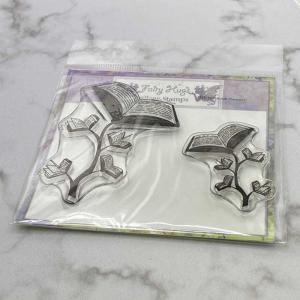 Fairy Hugs Clear Stamp Set - Book Flowers [FHS-302]