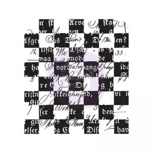 Finnabair Clear Stamp - Checkered Texts [966959]