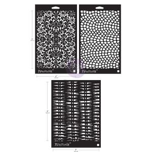 Finnabair Stencil Set - Knots & Knits [951733]