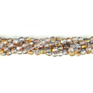 6mm Firepolish Beads - [91006] Two-Tone Violet/Blue
