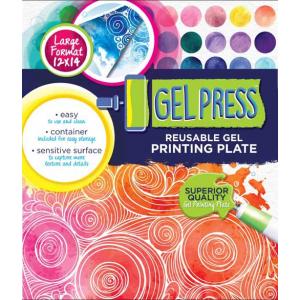 Gel Press Reusable Print Plate - 12" x 14"
