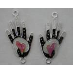 GM Hand Charms - Black/White
