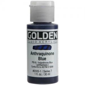 Golden Fluid Acrylics - Anthraquinone Blue