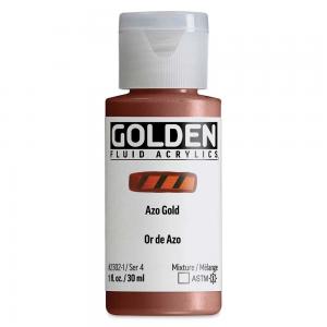 Golden Fluid Acrylics - Azo Gold