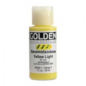 Golden Fluid Acrylics - Benzimidazolone Yellow Light