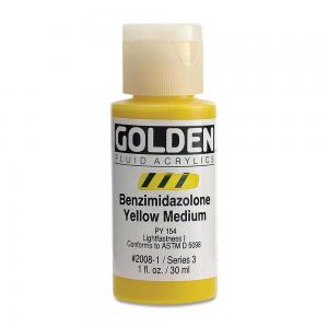 Golden Fluid Acrylics - Benzimidazolone Yellow Medium