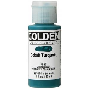 Golden Fluid Acrylics - Cobalt Turquoise