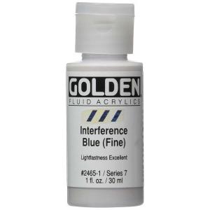 Golden Fluid Acrylics - Interference Blue Fine