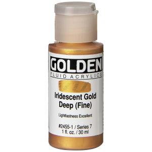 Golden Fluid Acrylics - Iridescent Gold Deep Fine