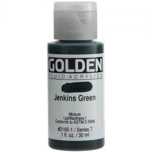 Golden Fluid Acrylics - Jenkins Green