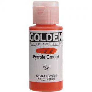Golden Fluid Acrylics - Pyrrole Orange