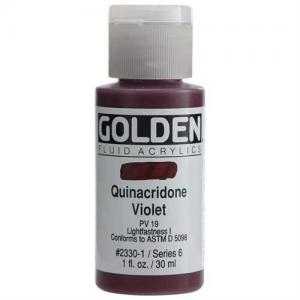 Golden Fluid Acrylics - Quinacridone Violet