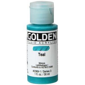 Golden Fluid Acrylics - Teal