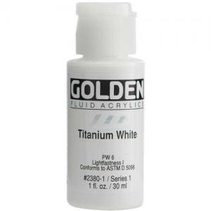 Golden Fluid Acrylics - Titanium White