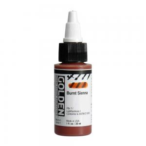 Golden High Flow Acrylics - Burnt Sienna [8523-1]