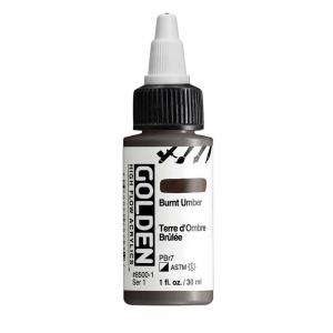 Golden High Flow Acrylics - Burnt Umber [8500-1]