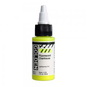 Golden High Flow Acrylics - Fluorescent Chartreuse [8567-1]