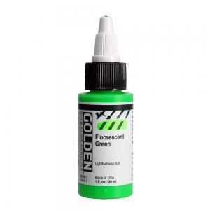 Golden High Flow Acrylics - Fluorescent Green [8568-1]