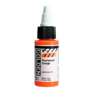 Golden High Flow Acrylics - Fluorescent Orange [8569-1]