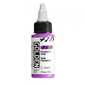 Golden High Flow Acrylics - Fluorescent Violet [8507-1]
