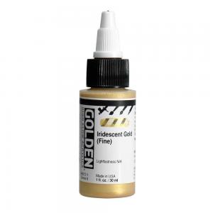 Golden High Flow Acrylics - Iridescent Gold (Fine) [8572-1]