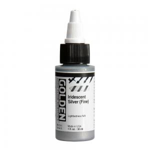 Golden High Flow Acrylics - Iridescent Silver (Fine) [8573-1]