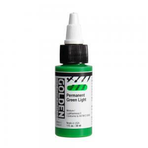 Golden High Flow Acrylics - Permanent Green Light [8535B-1]