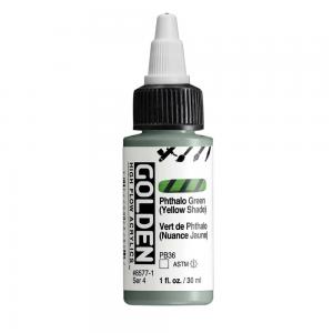 Golden High Flow Acrylics - Phthalo Green (Yellow Shade) [8577-1]