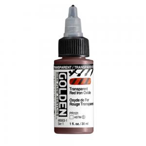 Golden High Flow Acrylics - Transparent Red Iron Oxide [8563-1]